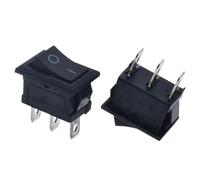 10pcs Power control key switch21*15MM ROCKER POWER SWITCH 3Pin Panel Opening Rocker Switch ON-OFF Boat Car Rocker Switch KCD1-10