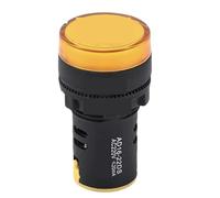 10PCS Power indicator 220V signal AD16-22DS 22mm 12V AC/DC(Yellow,AC DC 24V)