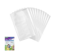 10Pcs PP Textbook Covers Transparent Water Resistant School Supplies Environmentally Safe Protections Student Book Sleeves