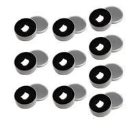 10pcs Practical Makeup Brush Cleaning Sponge Dry Cleaner Reusable Travel Size Safe Cleaner Dry Cleaning Sponge for Various Brushes for Makeup Brush
