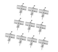 10Pcs Practical Solars Panel Brackets Set Suitable for Flat Roofs Pitched Cement Boats Yachts Aluminum Alloy Solars Mounts
