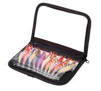 10PCS pre packed hard bait squid octopus cuttlefish fishing set Ultra durable bionic wooden shrimp lure set Self contained glow in the dark suitable for freshwater and saltwater (w