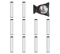 10PCs Pre Slit Spume Pipe Canopies Warm Insulation for Outside Water Conduits Solar Furnaces 0.39 Foot Density Outdoor Chloroprene Pipe Insulation Sleeves