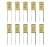 10Pcs Premium Capacitors 250V 823K with Two Metal Pins Easy Installation for Guitar Sound Output Enhancement Electronic Capacitors for Guitar Sound