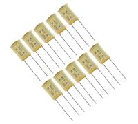 10Pcs Premium Capacitors 250V 823K with Two Metal Pins Easy Installation for Guitar Sound Output Enhancement Electronic Capacitors for Guitar Sound