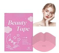 10PCS Premium Collagen Beauty Tape for Sleeping, Breathable Mouth Tape for Women and Men, Snoring & Mou/th Breathing Relief, Overnight Lip Hydration & Jawline Care, Sleeping & Snoring Mou/th Tape