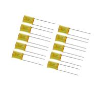 10Pcs Premium Electronic Capacitors 200V 273J with Two Metal Pins for Guitar Sound and Circuit Integration Guitar Tone Capacitors