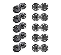 10PCS Press Studs Snap Fasteners,Metal Large Press Studs 25mm Round Snap Buttons for Clothes,Coat,Hats,Jeans,Down Jackets,Jackets,Embroidery Towels,Leather Crafts,DIY Crafts