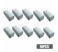 10Pcs Professional Car Detailing Suede Sponge Applicators for Ceramic Coating Application Microfiber Wrapped Square(Gray)