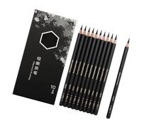 10Pcs Professional Charcoal Pencils for Sketching & Shading Wood Drawing Set for Artists, Beginners Art Supplies Professional Charcoal Pencils Drawing Set