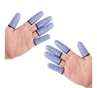 10Pcs Professional Cut Resistant Finger Protectors Flexible Comfort Fit Levels Five Defense Against Sharpened Tool High Abrasion Resistance Finger Guards