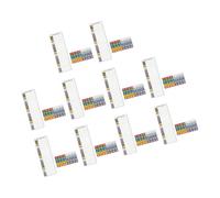 10Pcs Professional Electrical Equipment Marking Label Color Coding Adhesive PVC Switchboard Label for Electrical Cabinet Factory Equipment Labeling Set
