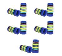 10pcs Professional Golf Iron Ferrule 0.35 Inch Tapered Parallel Shaft Colorful Stripe Golf Taper Felles