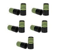 10Pcs Professional Golfing Iron Ferrules For 0.35Inch Tapered Parallel Shafts Colorful Striped Golfing Tapered Ferrules Steel Shaft