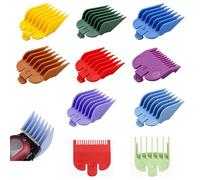 10PCS Professional Hair Clipper Guide Combs, 10 Sizes Hair Clipper Guards Caliper Sleeve Limit Comb Hair Clipper Accessories, Hair Tools Specially Designed to Fit Hair ClippersTrimmers