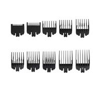 10Pcs Professional Hair Clipper Limit Guide Combs, 1.5-25mm Universal Trimmer Guards, Household & Salon Haircut Tools(A)