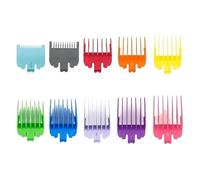 10Pcs Professional Hair Clipper Limit Guide Combs, 1.5-25mm Universal Trimmer Guards, Household & Salon Haircut Tools(B)