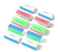 10PCS Professional Manicure Tools Kit 4 Way Nail Buffer Block Nail Buffing Sanding Files Art Supplies For Professional Salon Or Home Use