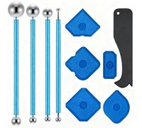 10pcs Professional Silicone Caulking Finishing Tool Kit,Grout Sealant Remover,Smoothing Set for Corner Kitchen Bathroom Shower Tiles
