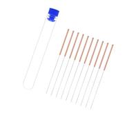 10pcs Professional Stainless Steel Cleaning Nozzle Set Window Wiper 3D Printer Nozzle Shower Needle Clog Removal Brush