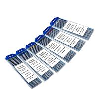 10Pcs Professional Supply WT20/WP20/WC20/WL15/WL20/WZ8 Tungsten Electrodes Tig Welding Rods for Torch Welding Rods Wires Sticks(1.6mm,WL20(Blue))