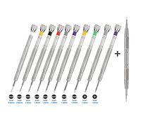 10PCS Professional Watchmaker Screwdriver Set + 1PCS Spring Bar Tool, Watch Screwdriver for Watch Repair, Eyeglasses Repair, Jewelry Work, Electronics Repair