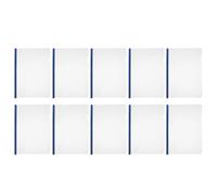 10pcs Project Report Cover with Sliding Bar, A4 Plastic | Matte Finish, Integrated Rod Clip and Seamless Slide Lock, Office Use for Neat Document Protection