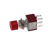 10pcs PS-202 6 Pins SPDT Momentary AC 2A/250V 5A/120V Push Button Pushbutton Switch 1 NO NC
