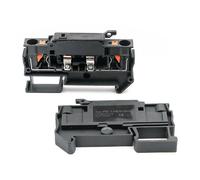 10Pcs PT 4-HESI Fuse Holder Terminal Block 4mm² DIN Rail Spring Clamp Secure Electrical Connections(PT-4-HESI-BLUE)
