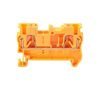 10Pcs PT2.5 Din Rails Terminals Block Electrical Connector DIN Rails Terminals Block Feed Through Strips Plug Push-in Strips Plug