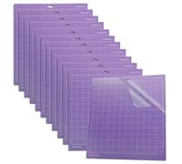 10PCS Purple Cutting Mats for Cricut 35.6x33CM Purple Standard Grip Cricut Mat, Non-Slip Silhouette Cutting Mat, Craft Mats for Adults Sewing Quilting Arts Crafts Projects Cuttings(12x12inch)