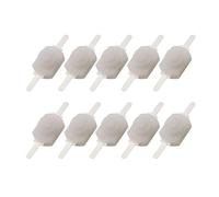10Pcs Push Button Flashlight Switch 12x8mm DC 30V 1A 1208YD Self Locking ON OFF Switches For Torch Flashlight IDGTTLDF(White 10Pcs)