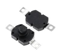 10PCS Push Button Switch 1712KD 30V 1A Flashlight Switch LOCK 17X12X9.5MM Table lamp Switch Flashlight Button Switch ON-OFF