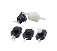 10PCS push button Switch 30V 1A flashlight switch Torch LOCK Table lamp switch flashlight button switch ON-OFF IDGTTLDF(5,1pcs)