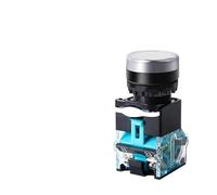 10pcs Push Button Switch LA38-11BN Mounting Size 22mm 10A 1NO 1NC Brass/Silver Contact Reset/Self-locking Start Stop(Black,Brass Contact,Reset Momentary)