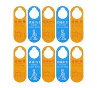 10pcs Pvc Door Hanger Signs Please Tidy Soon for Door