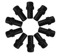 10pcs PVC Garden Hose Connector Quick Connect Fitting for Water Hoses | Good Seal Design, Easy Installation, Time-saving Changes, Suitable for Aquarium Pumps, Car Washing and Home Gardening