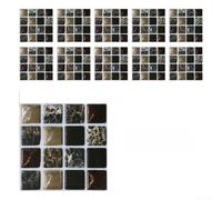 10pcs PVC Mosaic Wall Decals For Bathroom Kitchen Decorative Backsplash Enhancement MSC068 MSC070 MSC071 MSC074 MSC075 MSC076 Pattern Selection(MSC075)