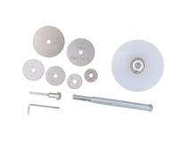 10PCS PVC Pipe Inside Cutter Set 22/25/32/35/44/50mm Saw Blades Hex Shank Extension Rod Saw Disc Wheel Cutting Blades Carbon Steel Stainless Steel