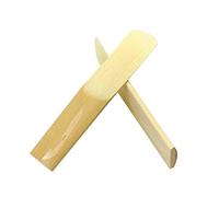 10Pcs Quality Bamboo Reeds Strength 2.5 for Alto BE Sax Saxophone, Excellent Sound with Smooth Outer Face, Convenient Mounting