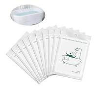 10PCS Quality Disposable Bathtub Cover Liner Bag Portable Heat-Resistant, Large Thickened Bath Tub Lining Film for Home Travel Hotel Bathtubs Salon SPA (260cmx 120cm), Each Individually Packaged