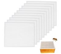 10Pcs Queen Excluder 10 Frame Plastic Queen Excluder Cuttable Bee Keep Your Safe Enhance Honey Production for Beekeeping Starter Kit