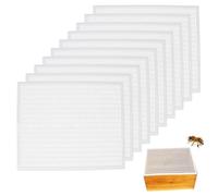 10Pcs Queen Excluder 10 Frame Plastic Queen Excluder with Holes Cuttable Bee Keep Your Safe, Enhance Honey Production for Beekeeping Starter Kit, Bee Keeping Starter Kit