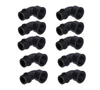 10PCS Quick Coupling Water Intake Valve, Universal Rotatable Elbow, Adjustable Plastic Pipe Elbow for Irrigation Systems with Male Thread, Fitting (6 Minutes Extra Spiral)