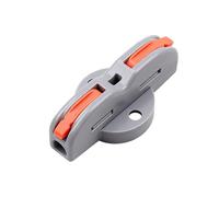 10Pcs Quick Wire Connector Push in Electrical Terminal Block for Soft and Hard Wires Quick Installation Enduring Universals Splitter Wiring Cable Connector