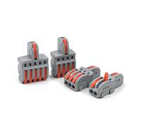 10PCS Quick Wiring Connector 1 in multiple out Splitter wiring cable Push-in Can Combined Butt Home Terminal Block IDGTTLDF(NV-F15AO)