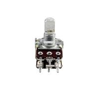 10PCS R16 type A10K 6-pin dual potentiometer power amplifier speaker volume control carbon film 15mm D-axis