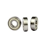 10PCS R3AZZ Bearing 3/16"X5/8"X0.196" 4.763 * 15.875 * 4.978 mm Inch Miniature Shielded deep Groove Ball Bearing R3A(Abec-5)
