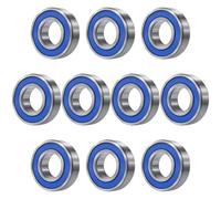 10PCS R4A-2RS Deep Groove Ball Bearings, Double Rubber Sealed 1/4"x3/4"x9/32" Chrome Steel P0 Precision Ball Bearings for Power Tools, Industrial Machinery, Agricultural Equipment