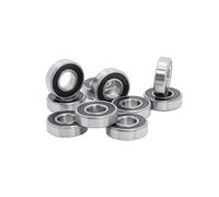 10PCS R8RS Bearing 12.7x28.575x7.938mm ABEC-1 Inch Miniature R8 2RS Ball Bearings
